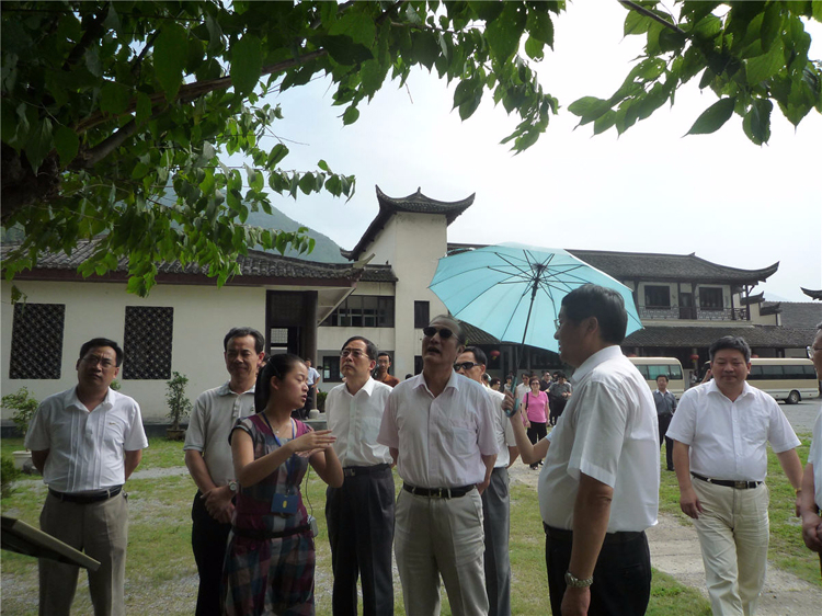 全国政协副主席厉无畏参观利来国际最老品牌网文化园